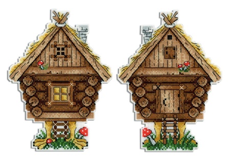Избушка на курьих ножках (пластиковая канва)
