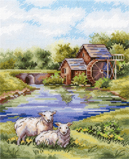 Старая мельница (20*16 см)