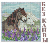 Сборка БЕЗ КАНВЫ MH14-2415 "Исландские лошади" (Icelandic Horses)