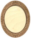 Рамка для миниатюр. Овальная (15*12/11*9 см)